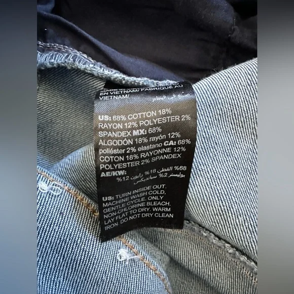 WHBM Skinny Ankle Jeans w Zipper on Bottom - Picture 12 of 14